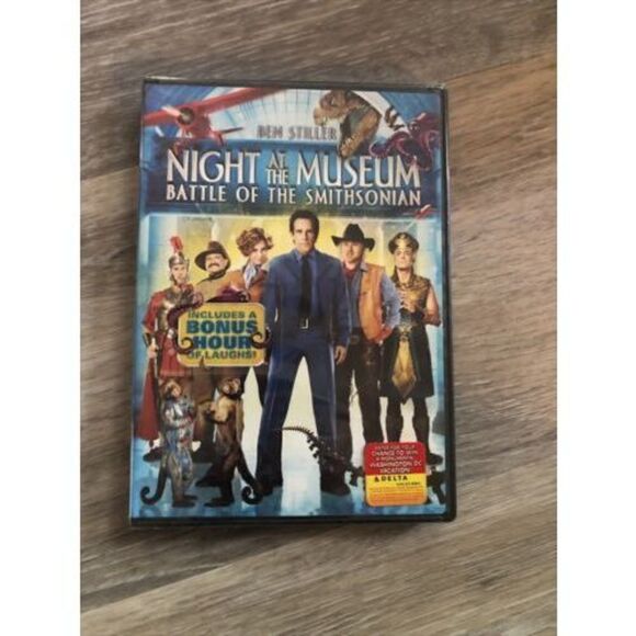 Night at the Museum 2: Battle of the Smithsonian (DVD 2009) . New- Sealed - Picture 2 of 4